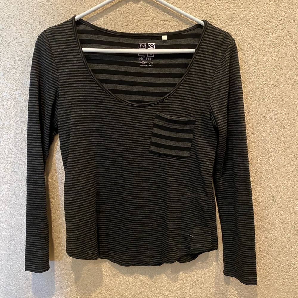 Black and grey pacsun long sleeve